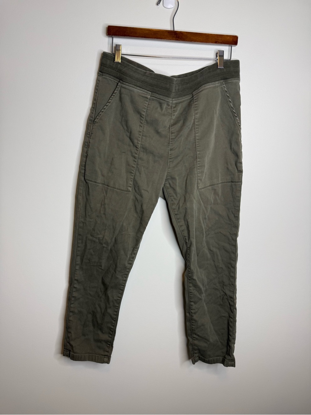 DU/ER No Sweat Every Day Pant Womens Size large green